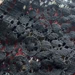 Xhilaration Burgundy Red Patterned Sleeveless  Midi Dress  with crochet detail Photo 6