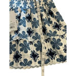 Agua Bendita x Target Mini Skirt Size XL Colombia Earthy Floral Beachy NWT Blue Photo 4