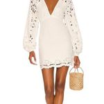 Tularosa Liz Mini Dress in White Small New Womens Linen Cocktail Party Photo 7