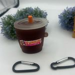 3 Case Airpod (1st and 2nd Gen) Dunkin Donuts,Haribo Goldbears,The Holy Bilble Brown Photo 2
