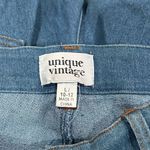 Unique Vintage NEW  Blue Denim Daisy Duke Shorts Women’s Large Photo 6