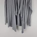 Michael Kors Zip Shoulder Fly Away Cardigan Gray Long Sleeve Gray Size S Photo 3
