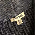 Cherokee Classic navy blue shawl V-neck button up down sweater cardigan school girl old money Photo 2