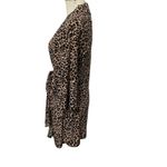 Rene Rofe Womens Leopard Print Bathrobe Robe Medium Tan Photo 1