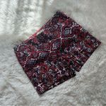 Saint Tropez West Red and Blue Paisley Shorts Size 6 Photo 0