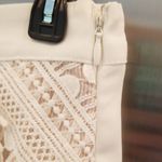 Greylin ππ White Lace Fringe Mini Skirt M NWT Photo 3