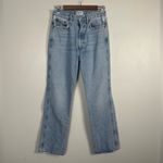 AGOLDE  Pinch Waist High Rise Kick distressed size 27 light wash Photo 1