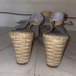 Splendid Leather Strap Cross Wedges Espadrille Sandals Like New Size 11 Photo 4