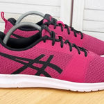 ASICS  Kanmei Running Trainers Sneakers Shoes Hot Pink Black Women 9.5 T7H6N‎ Photo 0