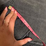 Everlane  Denim Shorts in Washed Black High Rise Long Inseam Raw Hem- Size 28 Photo 9