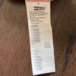 Billabong  Long Sleeve Ribbed Cropped Top Deep V-neck Striped Size XS Photo 3