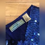Cardiere et cie blue sequins dress vintage Size undefined Photo 5