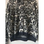 Valerie Stevens  Vintage Floral Wool Blend Button Up Cardigan Size Large Funky Photo 2