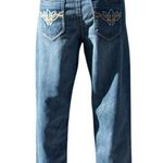 Cache Denim Embroidery Embellished Rhinestone Pockets Jean Pant Stretch NWT $98 Photo 2