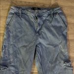 Hollister  10L Ultra High-Rise dad Jeans butterfly decor y2k vintage cargo Photo 3