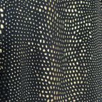 NIKIBIKI bodycon black/golden short dress size Small long sleeves NWOT Photo 5