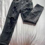 Nasty Gal GRAY DISTRESSED JEANS Photo 0