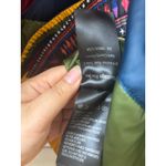 Farm Rio Cerrado Sky Reversible Puffer Jacket Black & White Rainbow Size S Photo 14