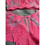 Victoria's Secret Victoria’s Secret Pink Sheer Floral Lace Lingerie Bra & Shorts Set Dream Angels Photo 1