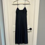 La Ligne Capucine Dress Navy Blue Medium Cotton Silk Midi Dress Photo 5