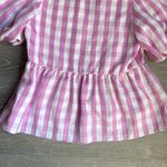 CROSBY by Mollie Burch Crosby Jackie Top, Pink Gingham Small Photo 8