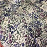 Blue Blush  smocked floral blue and purple mini dress Photo 5