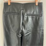 Old Navy Extra High Rise Faux Leather Pants Skinny Black Zippered Ankle 4 Photo 5