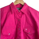 Cowboy Equipment 4HER Women Top‎ XL Button Up Pearl Snap Cowgirl Western Rodeo Pink Photo 9