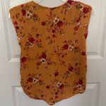 Sweet Rain  Marigold Floral Top Small Photo 1