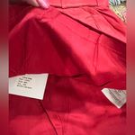 One Teaspoon Red Buttery Leather Mini Skirt belted elastic waist AU 8/ US 4 Photo 9