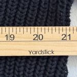 Free People Damsel Black Bell Sleeve Knit Sweater Size Small Oversized Photo 7