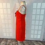 Hutch Anthropologie Orange Sleeveless Tie Knot Cutout Summer Dress Size Small Photo 6