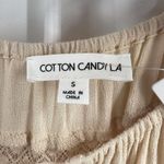 Cotton Candy LA  Cream Ruffle Romper Size Small New Photo 5
