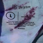 BRIXTON🦎 Oath Oversized Tie Dye Womens Tee🌵 Purple Size L Photo 5