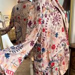 John Mark  Floral Embroidered Blazer with Multicolor Design 100% Rayon NWOT Photo 4