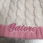 Top Of The World  University of Florida Womens White & Pink Cable Knit Beanie EUC Photo 2