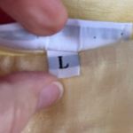 Bryn Walker Women's Yellow 100% Linen Oversized Top Size L Photo 4
