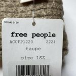 Free People Women's Headwear Dreamland Knit Beanie Hat Round Taupe One Size New Photo 3