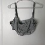 Aerie Real Good Womens Gray Bralette Size XL Adjustable Straps Back Closure NWT Photo 1