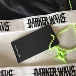 Darker Wavs Warp Lingerie Set, NWT, Bralette and Boxer Brief Panty Set, Large Black Photo 4