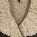 Karen Hart rugged army green faux suede vest with Sherpa Fleece - Size Medium Photo 6