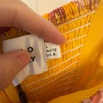 Hello Molly  Orange Floral Maxi Dress L – Tie Strap Boho Vacation Resortwear NWT Photo 5