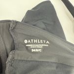 Athleta  Villa Tankini Top Size 34 B/C Black Bra Cup Swim Removable Bra Pads Photo 3