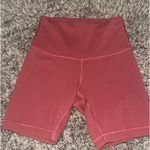 Lululemon  Biker Shorts Maroon 6" Photo 0