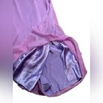 Vince  100% Silk Cowl Neck Slip Dress Lilac Lavender Midi Lined Midi Dress Size L Photo 5