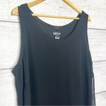 Vintage Simply Silk Black Sleeveless 100% Silk Fully Lined Maxi Dress Size 2X Size M Photo 1