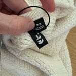 Garage  Mini Dress Knit Open Back Coachella Size S Cream Photo 3