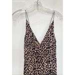 Topshop Brown Leopard Print Pencil Dress - Size 8 Photo 1