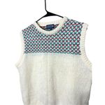 Vintage Lands' End 100% Wool Sweater Vest Size Large Green Photo 1