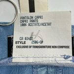 Vintage‎ Deadstock Lori Weidner Acetate Pants High Rise Blue Size 2 Photo 5